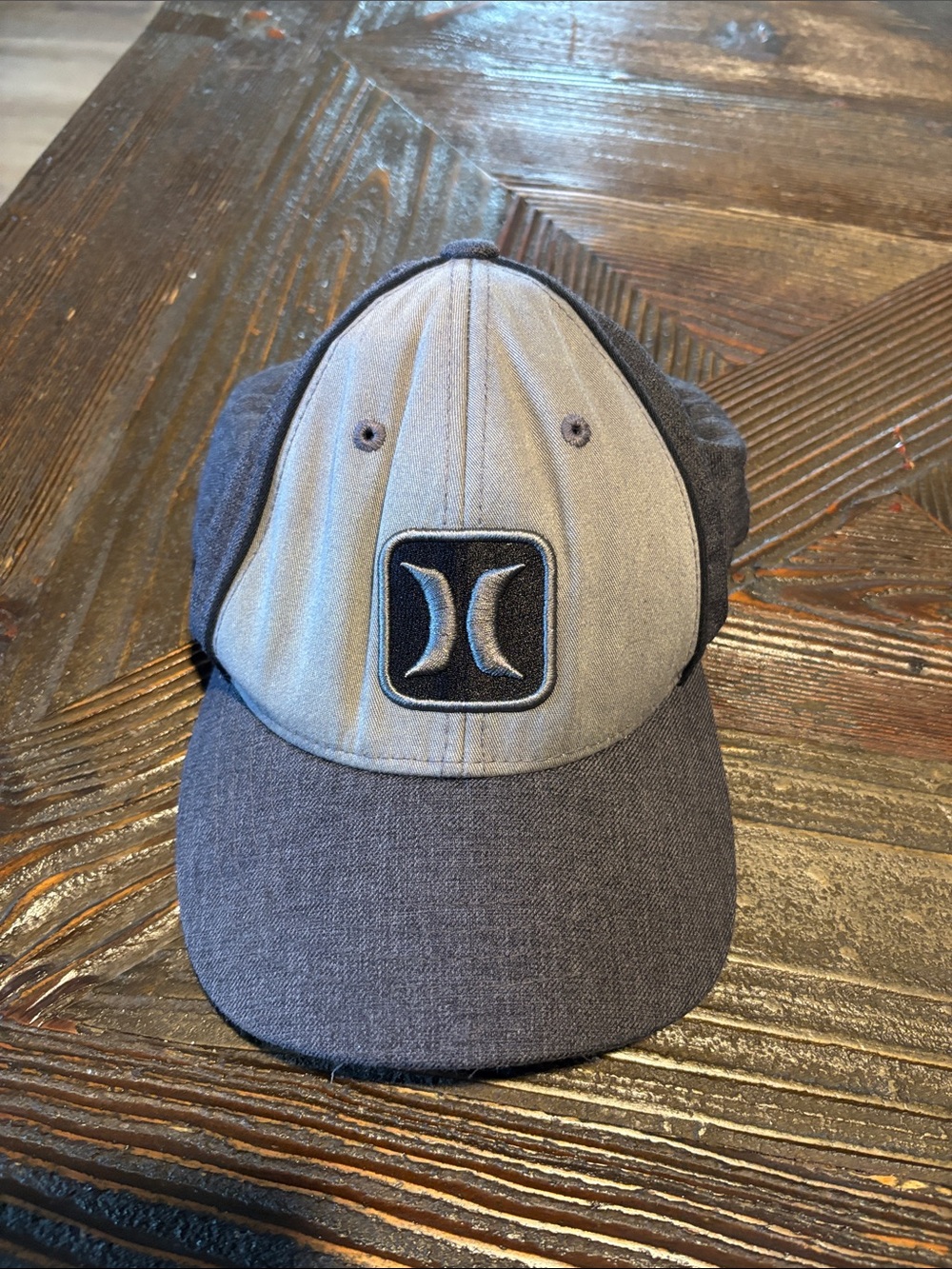 Hurley Two-Tone Gray and Dark Gray Kids Hat